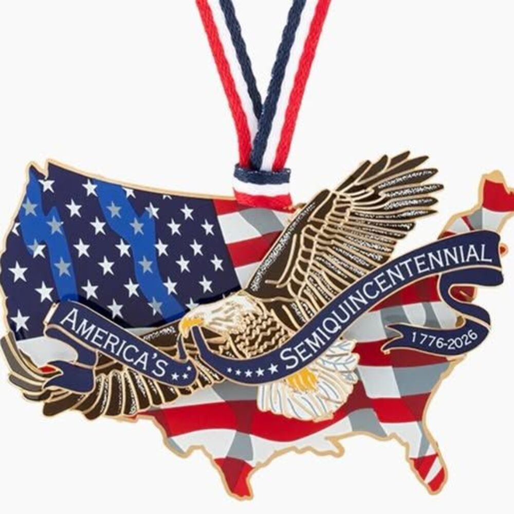America250 Eagle of Freedom Over America Ornament - White House Historical Assn